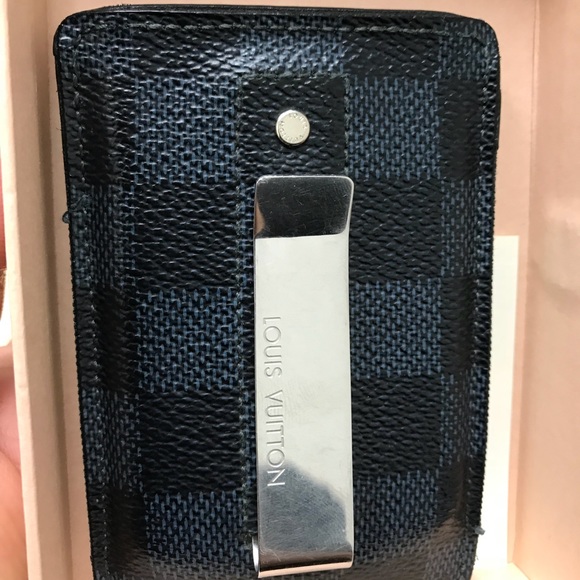 louis vuitton mens card holder money clip